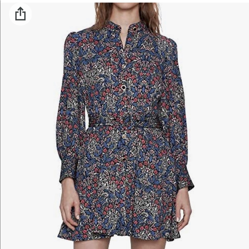Zara floral wrap dress - size XL